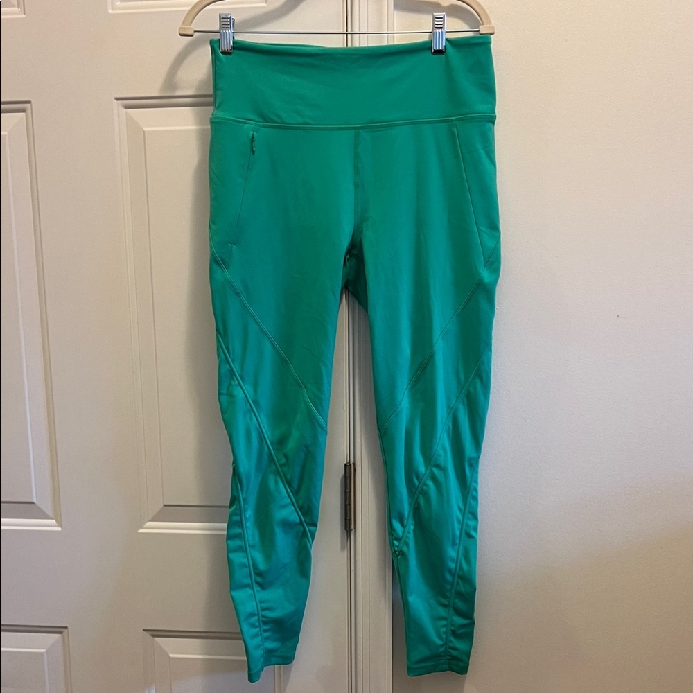 Lilly Pulitzer Luxletic Teal Leggings size large